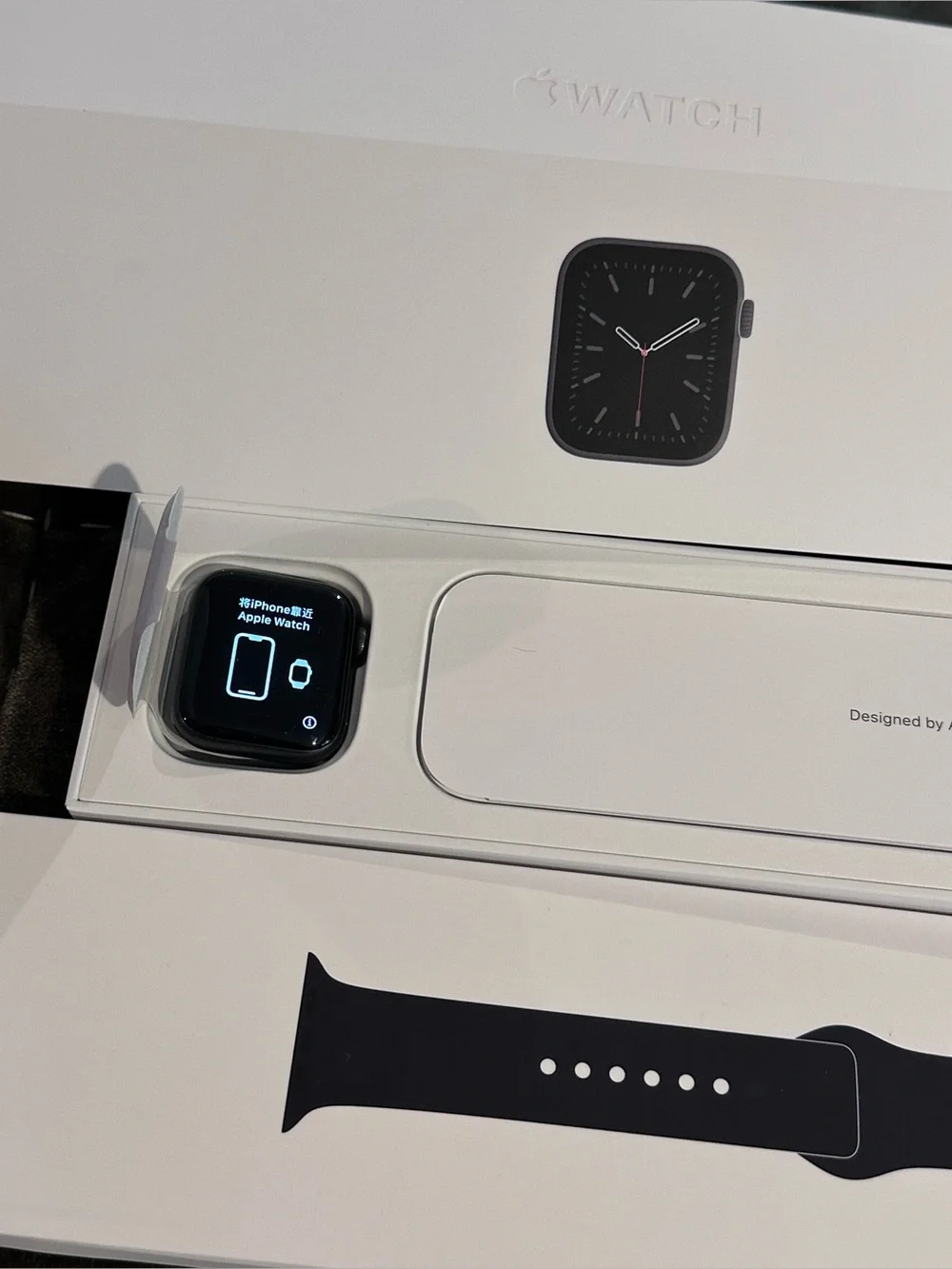 Apple Watch Series 6 40mm- Smartwatch with Black Sport Band